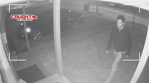 Woman Catches Man On Security Camera Peer Into House Thinks He