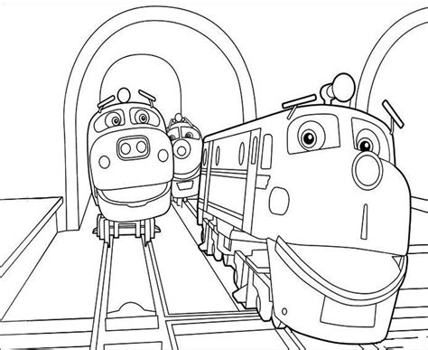Coloriage Train Chuggington à imprimer