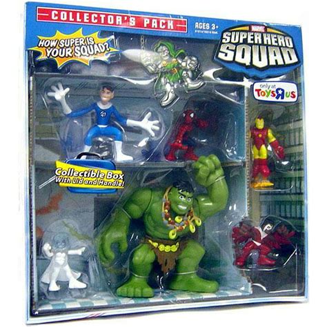 Marvel Super Hero Squad Collectors Pack Action Figure Set Hulk