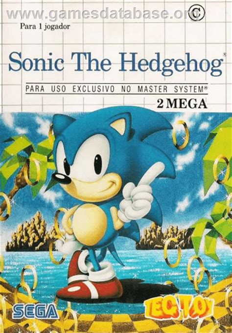 Sonic The Hedgehog Sega Master System Games Database