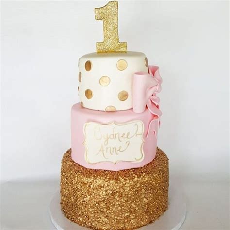 Pink And Gold 1st Birthday Gold Sequins Hand Painted Name Plaque 1st