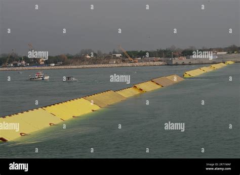 Mose System Barriers To Protect Venice From High Water Stock Photo Alamy