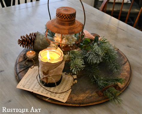 Rustic Christmas Table Centerpieces Harbor Farm Wreaths