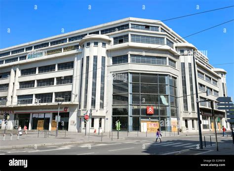 France, Rhone, Lyon, the Citroen garage rue de Marseille built in 1930