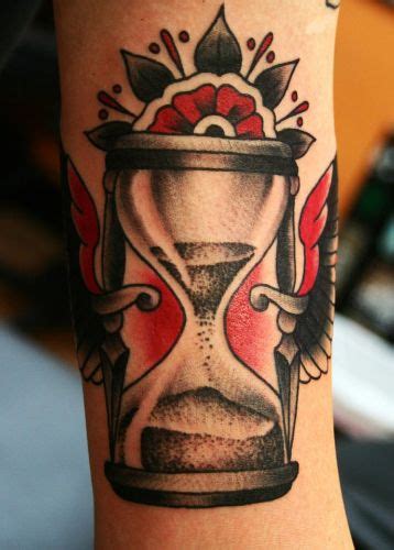Hourglass Tattoo Flash