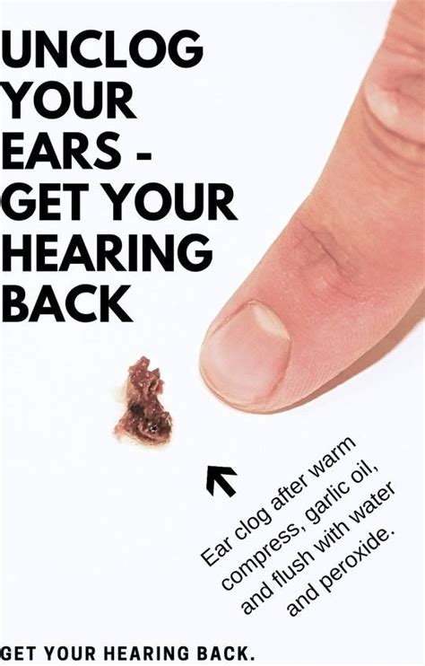 Clogged Ear How Can You Clean It At Home Clogged Ears Ear