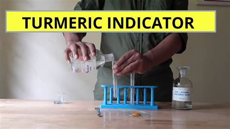 Turmeric Powder Indicator Acid Base Indicators Youtube