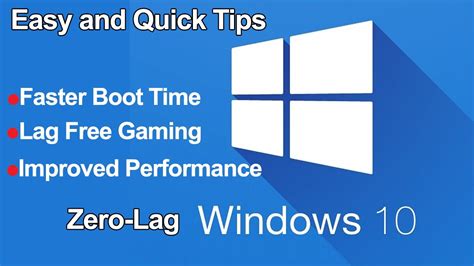 How To Speed Up Your Windows 10 Performance Easy And Quick Tips