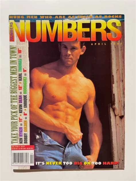 Gay Vintage Numbers Magazine April 1997 Ken Ryker Kevin Dean Karl Thomas 2399 Picclick