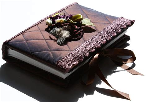 Fabric Covered Photo Album With A Vintage Look Scrapbook