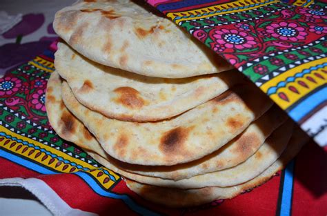 Naans Pakistani Bread Mat Mat Och Dryck