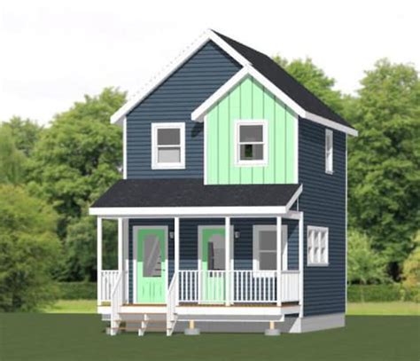 Cottage House Plan Building Plan Cotton Blue Cottage Variation 1 Etsy