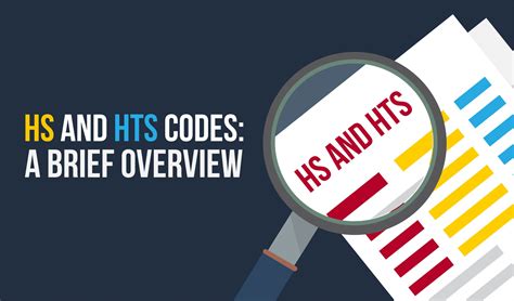 Hs And Hts Codes A Brief Overview