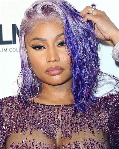 Nicki minaj is a hot celebrity and when she uses pink dye for her hair, she is on the next level. 21 Most Iconic Nicki Minaj's Hairstyle | New Natural ...