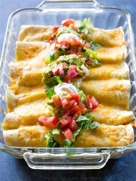 Honey Lime Chicken Enchiladas The Girl Who Ate Everything Recipe