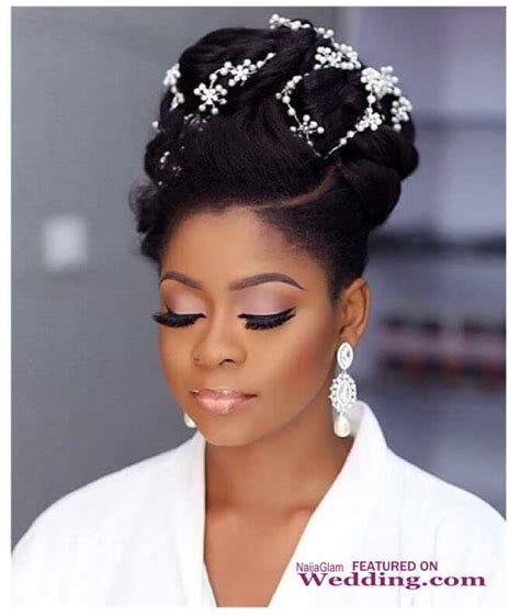 5 Beautiful Natural Hair Wedding Hairstyles For Nigerian Brides