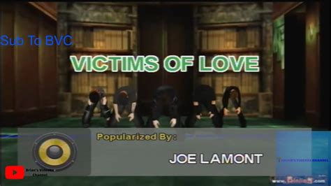 Victims Of Love Joe Lamont Karaoke Youtube