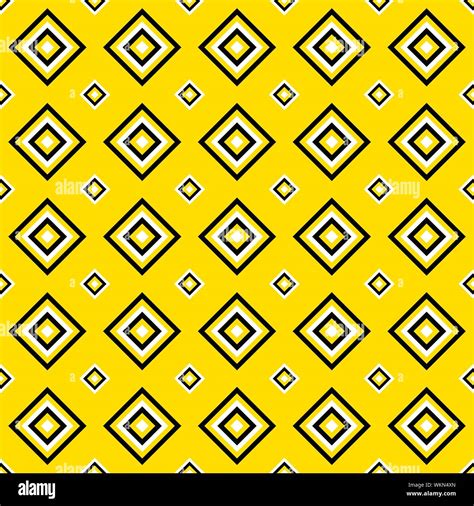 Seamless Geometrical Square Pattern Background Vector Graphic Stock