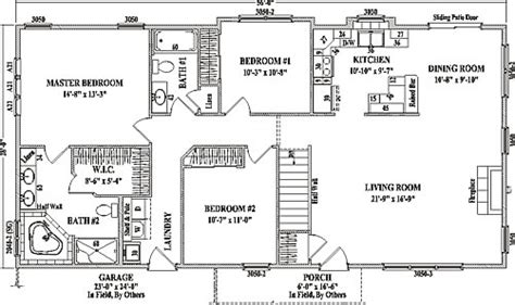 Pinebrook By Wardcraft Homes Ranch Floorplan