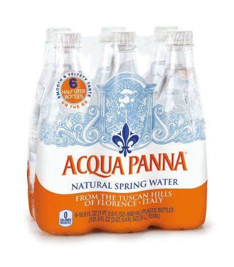 Acqua Panna Natural Spring Water 16 9 Ounce Plastic Bottles Pack Of 6