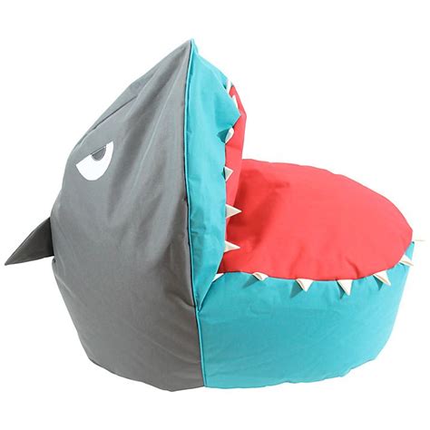 Pillowfort shark bean bag chair. little home at John Lewis Waves & Whales Shark Bean Bag ...