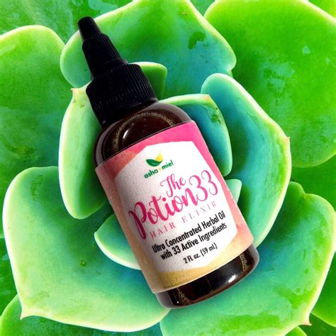The Potion Hair Growth Oil Containing 33 Herbs And Essential Etsy