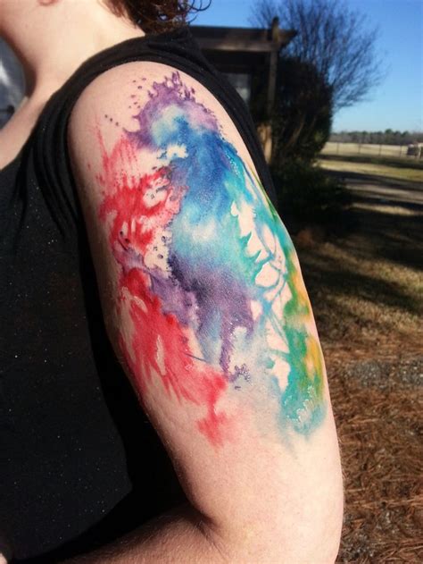See more ideas about tattoos, small tattoos, tattoos for women. Watercolor tattoo - Abstract Watercolor Tattoo ...