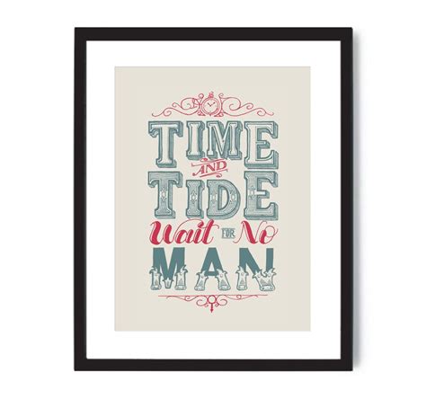 Time & Tide, Coloured | Time and tide, Lettering, Tide
