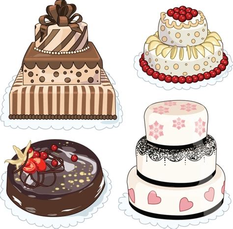 Cartoon bakery cake vector Free vector in Encapsulated ...