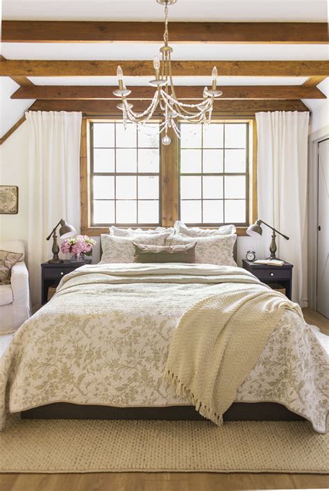 Rustic Cottage Master Bedroom Makeover Town And Country Living