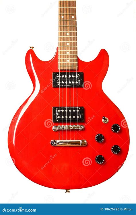 Electric Guitar Stock Photo Image Of Color Isolated 18676726