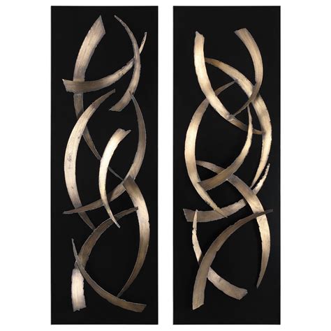 Uttermost Alternative Wall Decor UT180425 Brushstrokes Metal Wall Art