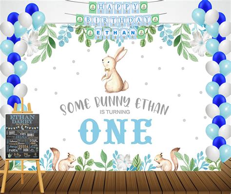 Buy Some Bunny Is One Birthday Party Personalized Complete Kit Party
