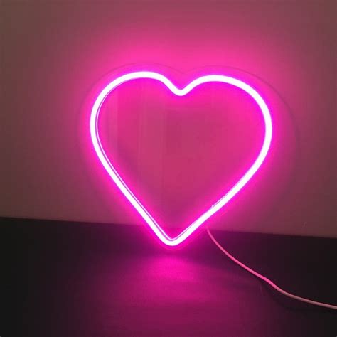 Most Popular Heart Shape Customized Small Led Neon Sign China