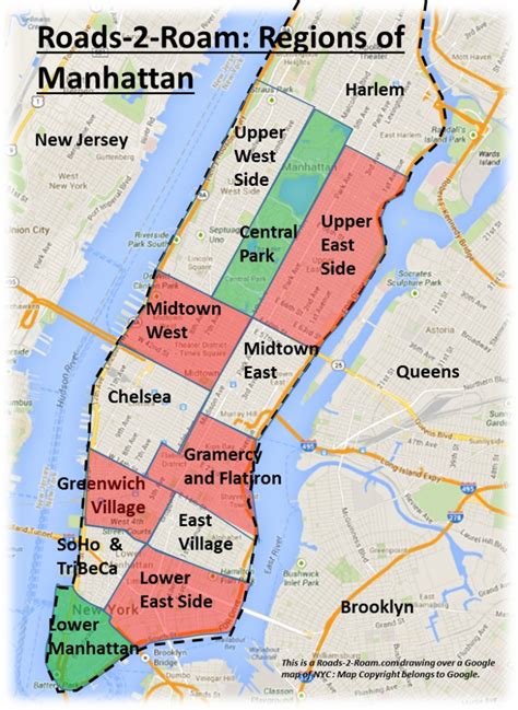 New York City Areas