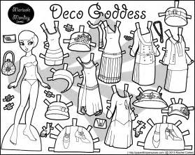 Marisole Monday Paper Doll Coloring Pages You Can Also Share This