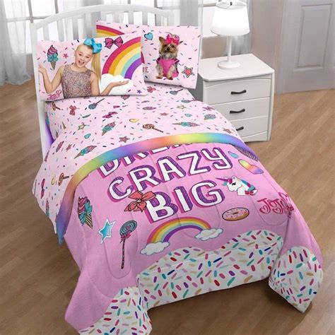 Jojo Siwa Nickelodeon Girls Pink Twin Bedding Sheets