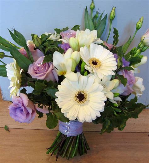 Lilacwhitebouquet Simply Flowers Brighouse