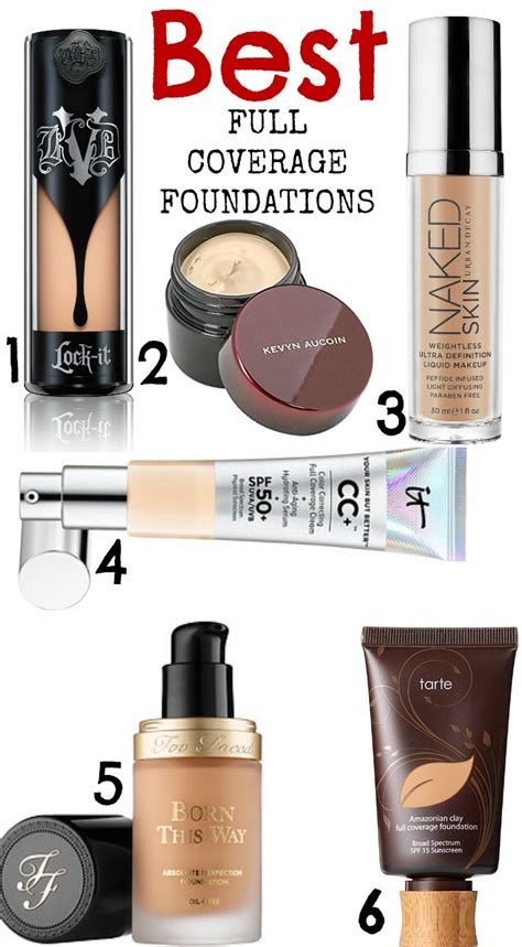 Best Full Coverage Foundations And Cruelty Free
