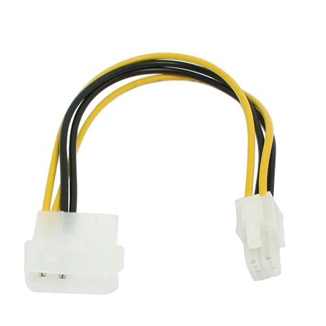 เมนบอร์ด molex ide 2 pin to 4 pin atx p4 12v atx cpu power connector adapter cable