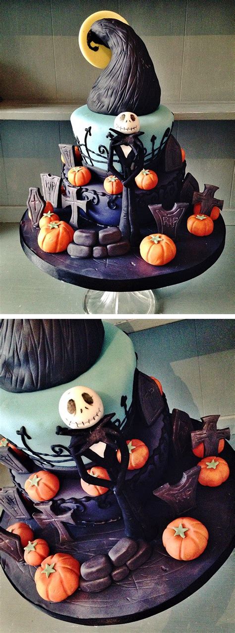 Nightmare before christmas 40th birthday cake. 18 Hauntingly Beautiful Halloween Cake Ideas | Cake Recipes