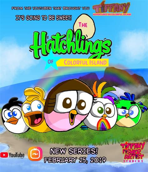 The Hatchlings Of Colorful Island Poster 2019 By Angrybirdstiff On