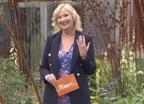 Carol Kirkwood 61 Bursting With Happiness After Marrying Police Officer 48 In Private