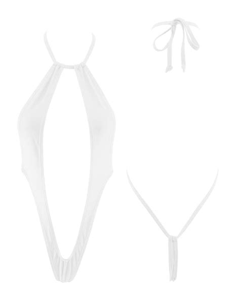 white sling bikini extreme micro bikinis suspender slingshot sherrylo