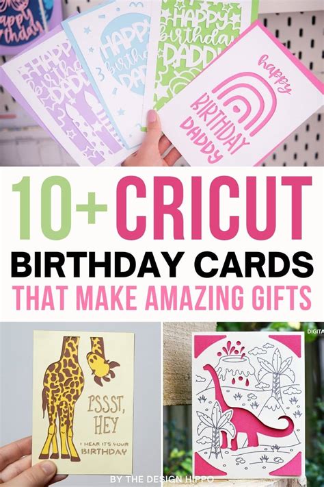 15 Easy Cricut Birthday Card Ideas