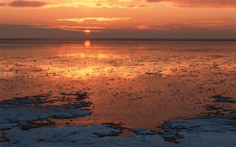 45 Germany Wadden Sea Sunset Wallpaper Preview