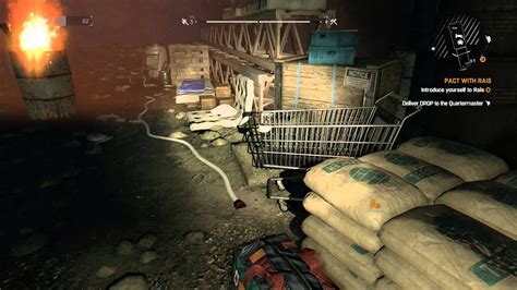 Dying Light Nailed Plank In Mountain Tunnel Safe Zone Looting Biters