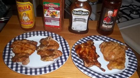 They can be done in under 30 minutes to give you a healthy lean protein. Grilled Boneless Skinless Chicken Thighs with some Guy ...