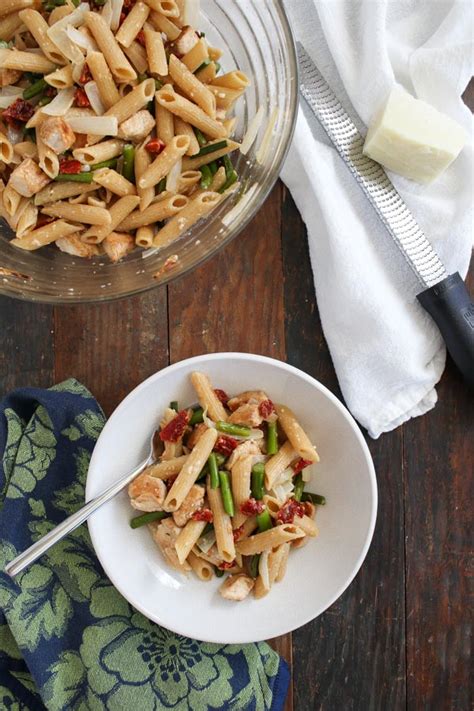 Creamy Pasta With Chicken And Garlic Scapes Tasty Seasons