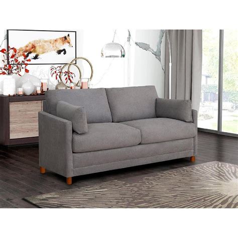 Jennifer Convertibles Modern Full Sleeper Sofa In Grey Aptdeco